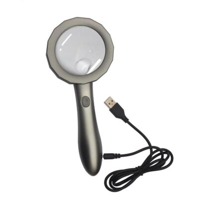 Bifocal Rechargeable LED Lighting 3x6x Handheld Magnifier - Image 5